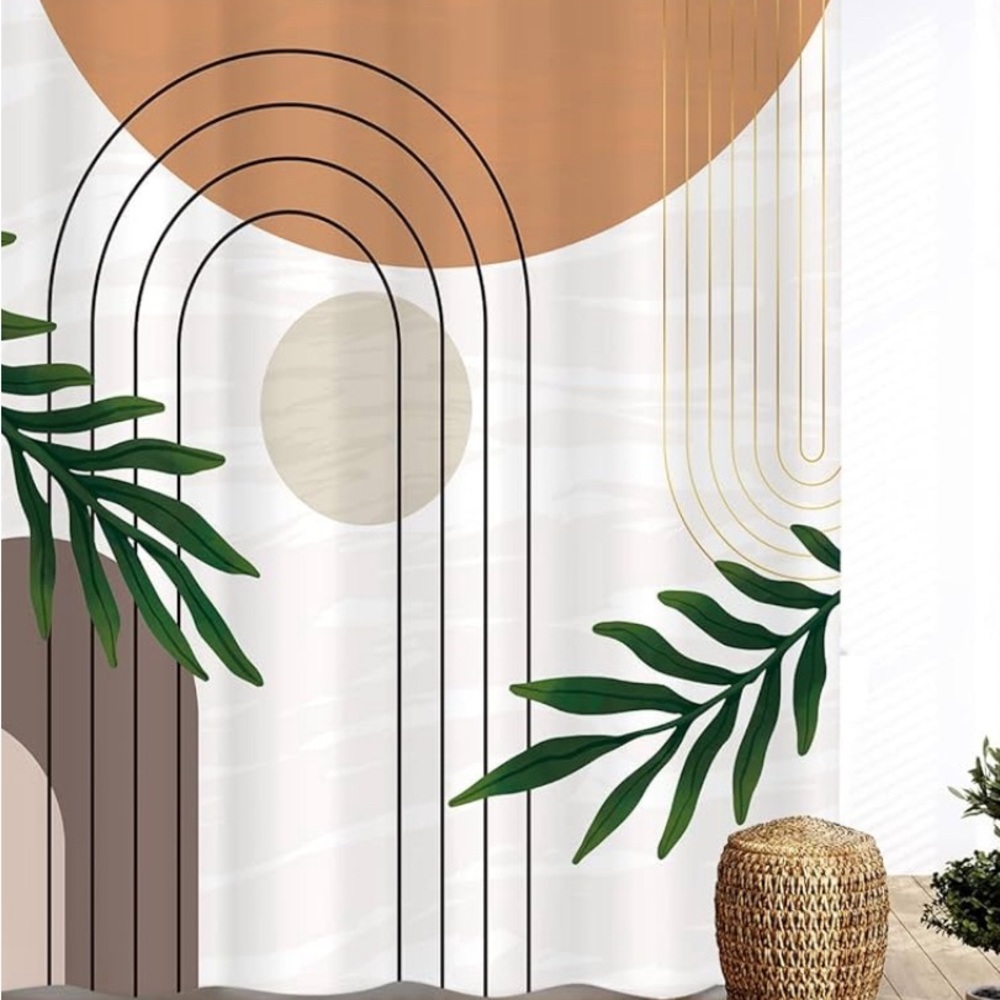 BOHO Inspired Shower Curtain: Brand New
